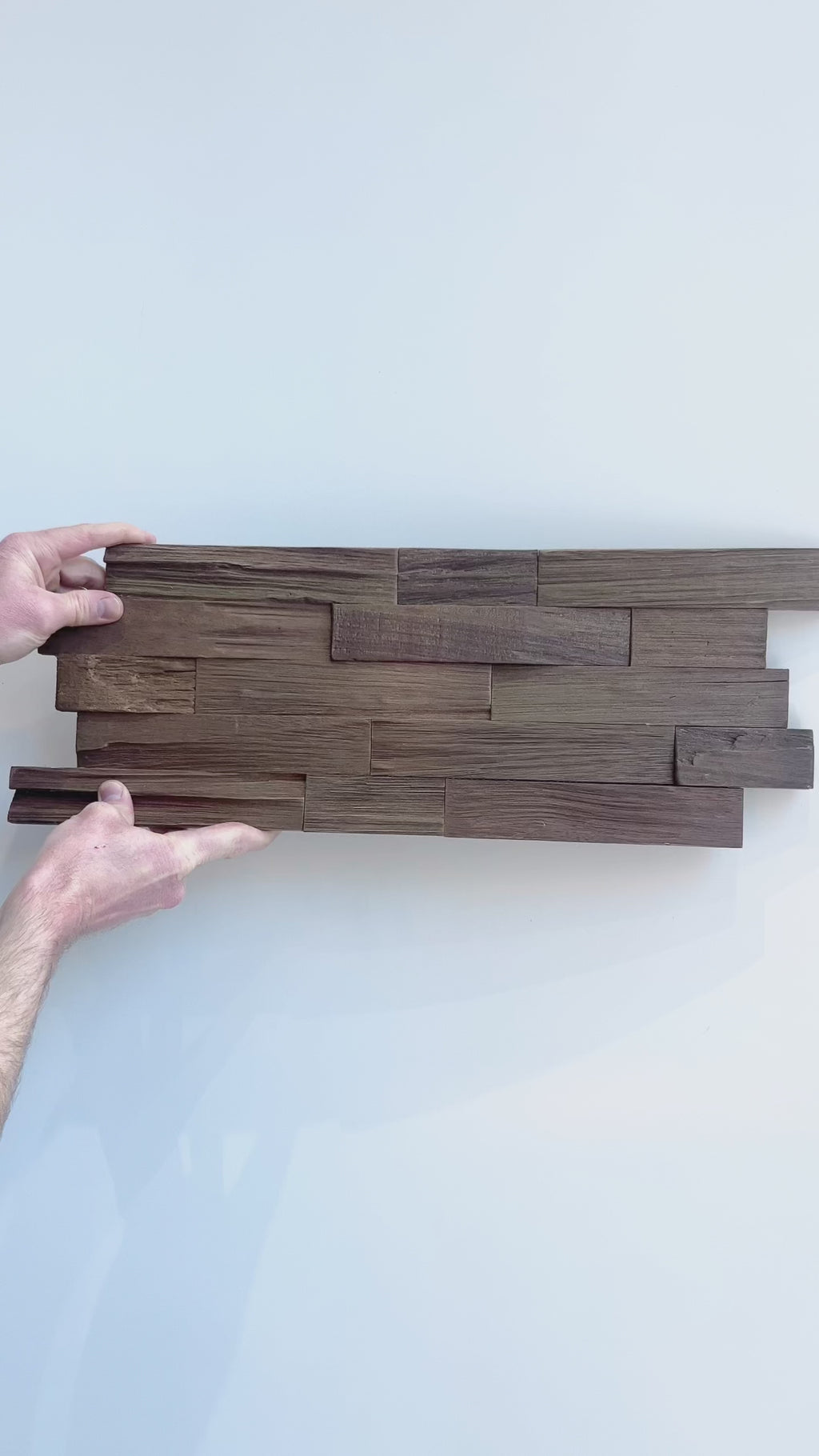 Sumatra Smoked Cocoa - 3D Premium Houten Wandpanelen